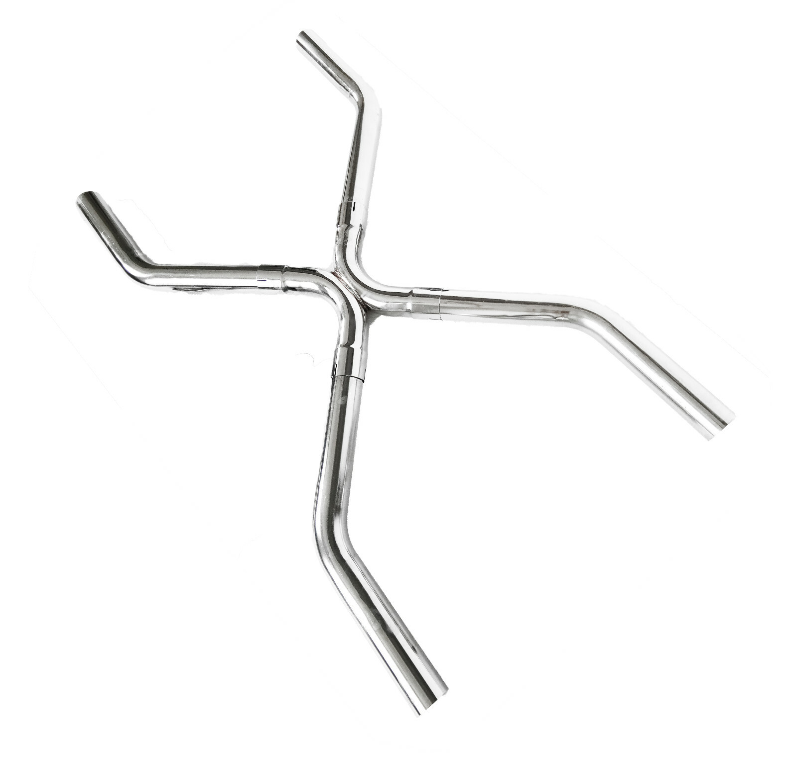 Universal 2.5" Exhaust System Builder X-Pipe Tubing Kit T304 SS LS Engine Swap