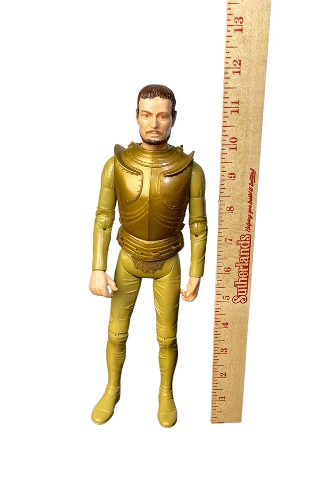 Figura de acción vintage 1970 Marx Sir Gordon Gold Knight Banner Staff Box manual Foto 3 de 4