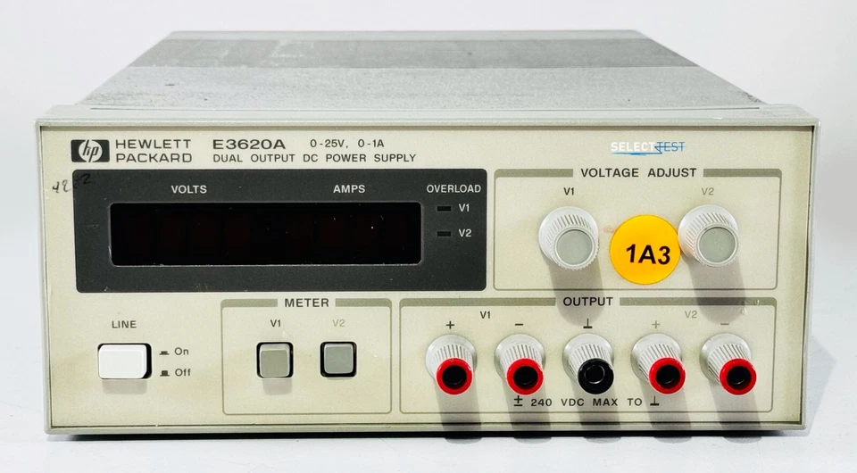 AGILENT (HP) E3620A POWER SUPPLY (DUAL) 25 VOLTS, 1 AMP 50W **LOOK** (REF: 172N) - Image 2 of 4