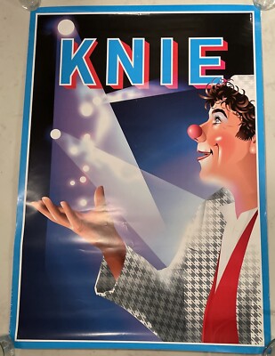 2014 KNIE Circus Clown Poster Print (39  X 28 )
