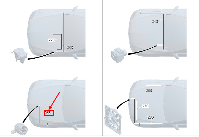 Neu MERCEDES-BENZ C W206 C43 AMG Kabelbaum für Kühlmittelpumpe A2065400729
