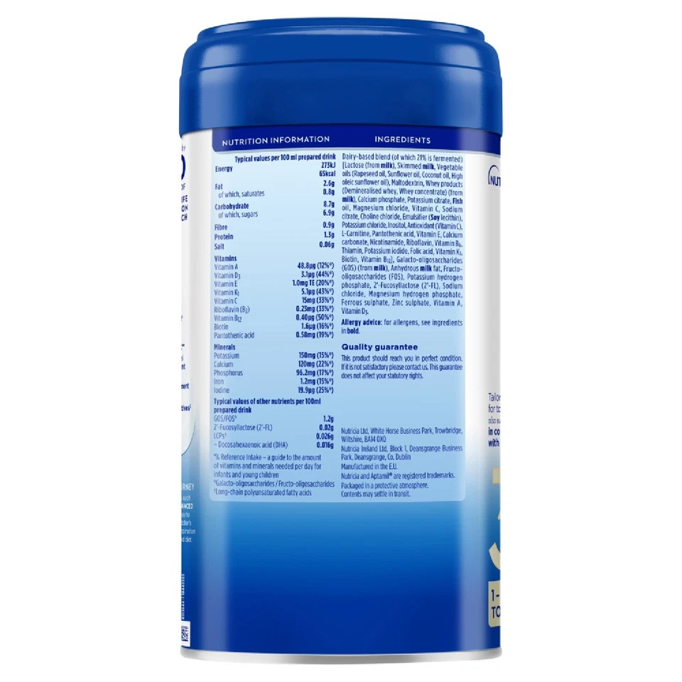 4 x 800g Aptamil Advanced 3 Toddler Milk Powder Suitable For Ages 1-3 Formula - Image 4 of 4