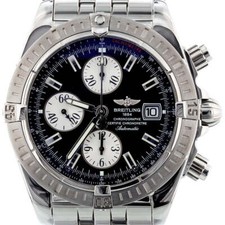 Breitling Chronomat Evolution 44 Stainless Steel A13356 with Service Box and Pap