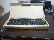 PC Keyboard eMachines, wired Model #KB 0705 with box PS/2 Plug Funky Formats