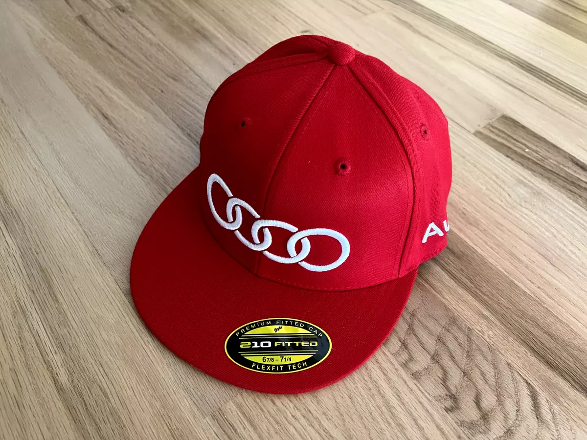 Audi FLEXFIT 210® PREMIUM FITTED Cap - Size 6 7/8-7 1/4 | eBay