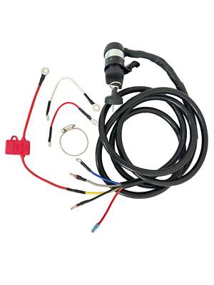 9ft Wiring Harness w/Keyswitch & Mount for HF Predator (Standard Carts)