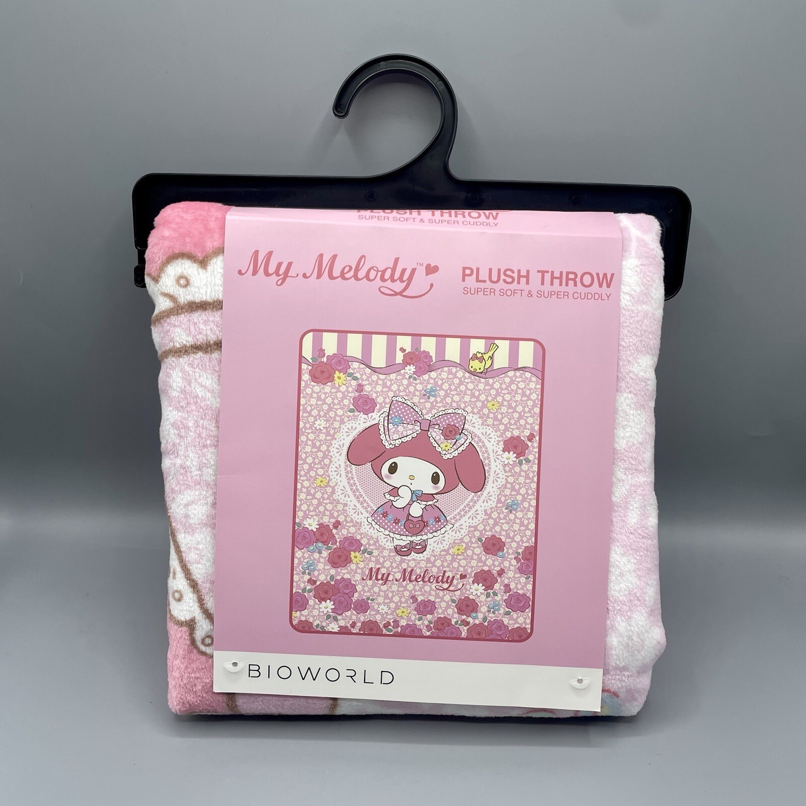 My Melody Pink Lace And Flowers Throw Blanket 45" x 60" NEW eBay