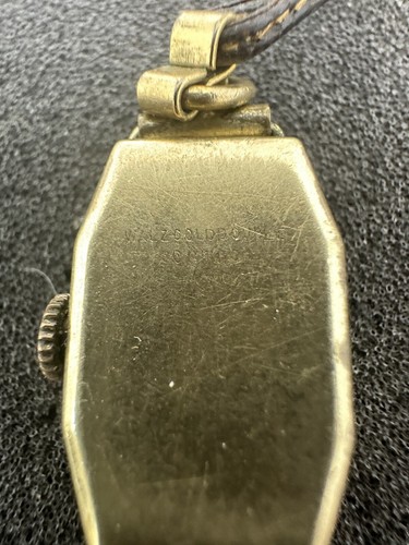Vintage Walz Gold Double 20 Mikron Damenuhr für Teile oder Reparatur Art Deco - Bild 6 von 8