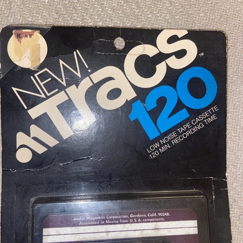 Vintage NEW Blank MTracs DBS 120 Minute Audio Cassette Tape Unused 2 Hour - Picture 3 of 4