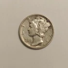 1939 Mercury Dime 90% Silver  XF