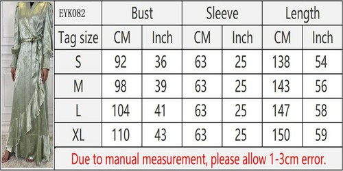 Ramadan Women Muslim Abaya Kaftan Long Maxi Dress Party Abaya Islamic Arab Gown - Picture 259 of 376