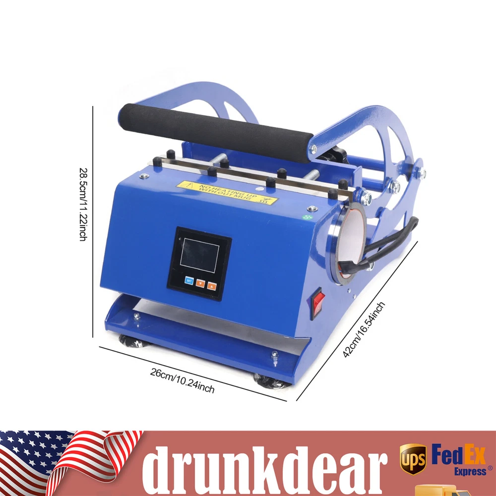 Tumbler Mug Heat Press Machine Mug Cup Bottle Cup Baking Sublimation Press 110 V