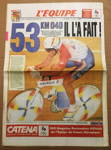 Journal L'Équipe Du 7 Septembre 1998 – État Correct – Vintage