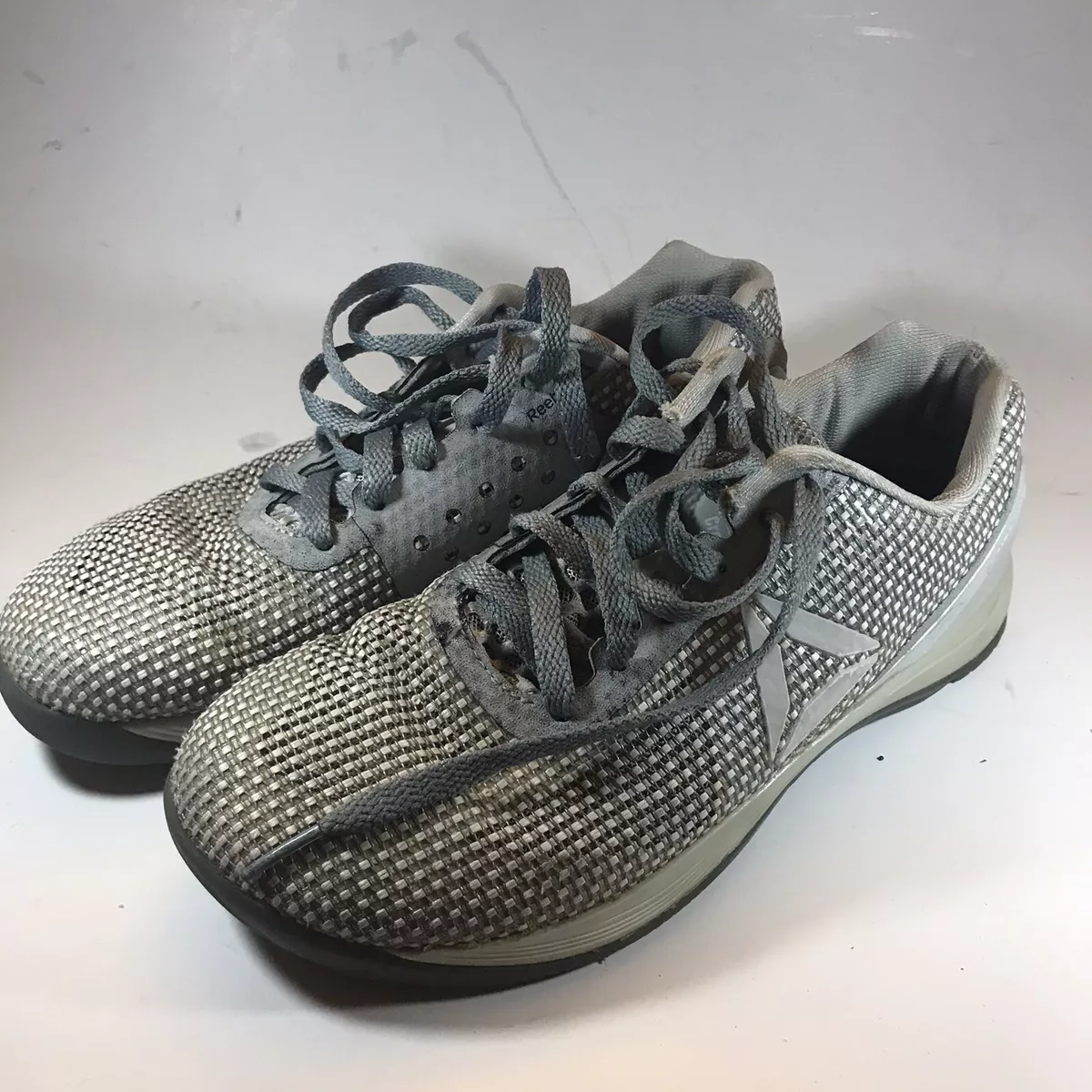 Reebok Crossfit Nano 8 Womens Size 9.5 Crossfit Training Shoes Gray Blue BS7640