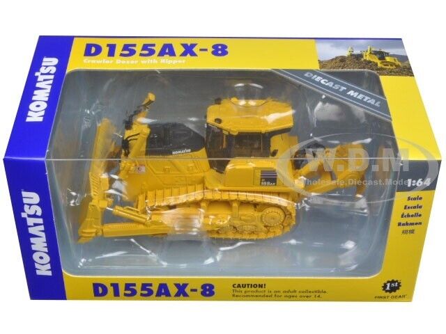 KOMATSU D155AX-8 SIGMADOZER W/ RIPPER 1/64 DIECAST MODEL BY KOMATSU D155AX-8 SIGMADOZER W/ RIPPER 1/64 DIECAST MODEL BY
