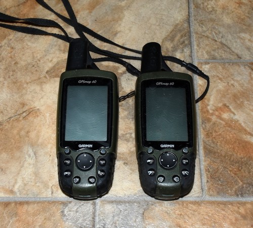 Lot of 2 Garmin GPSmap 60 Handheld Navigators - Cosmetic Wear - Working - Picture 2 of 5