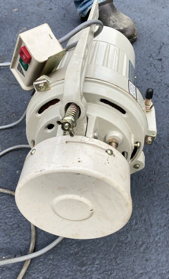 Industrial Sewing Machine Clutch Motor 110V 3450 RPM Single Phase