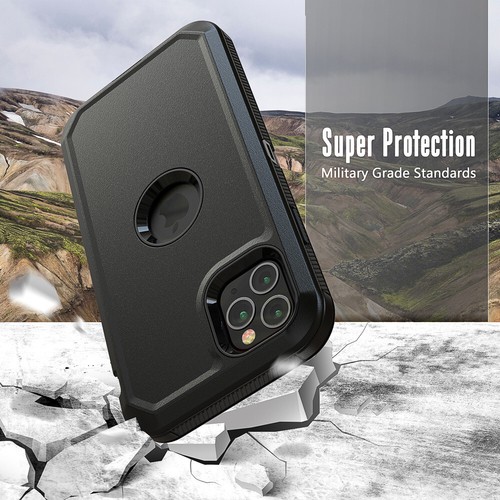 For iPhone 11 ,11 Pro Max Shockproof Defender Phone Armor Case Cover+Belt Clip - Picture 6 of 19