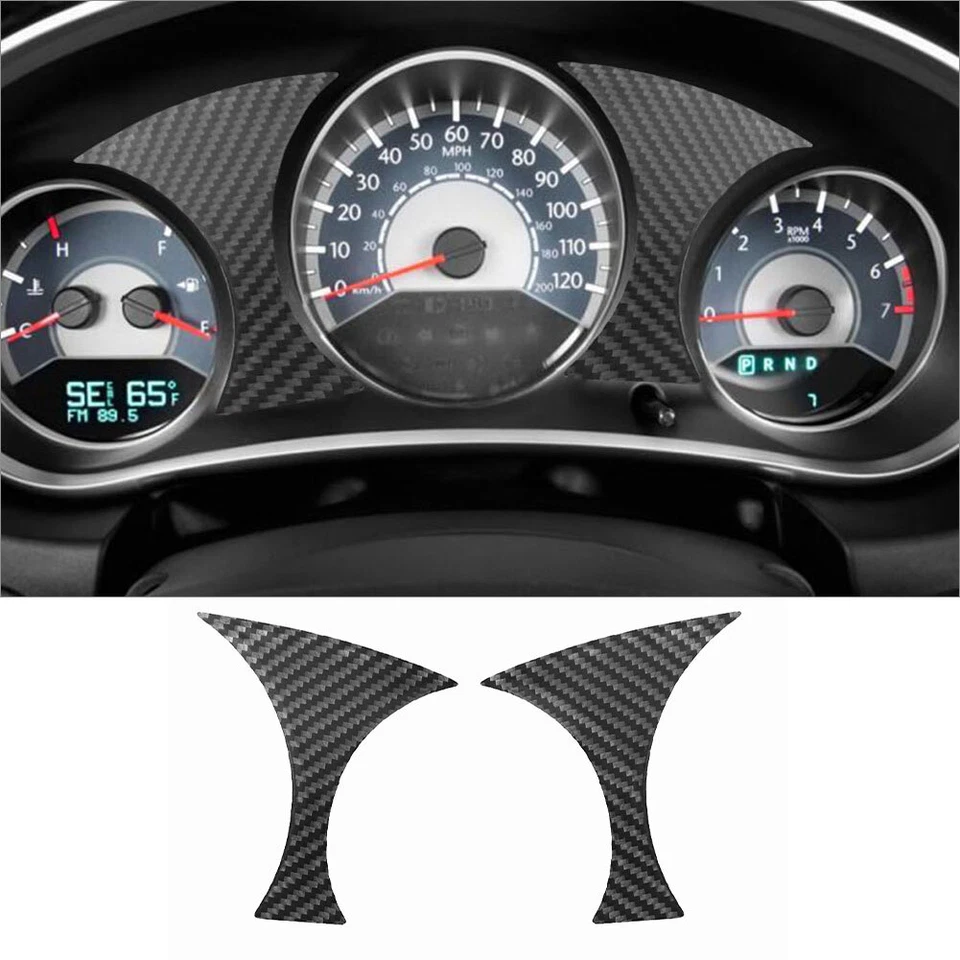 Kit de cubierta interior completo de fibra de carbono 38 piezas para Chrysler 200 sedán 2011-2014 Foto 3 de 4