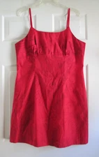 ISLAND ALOHA WEAR XL RED TROPICAL PRINT SUNDRESS MADE IN HAWAII