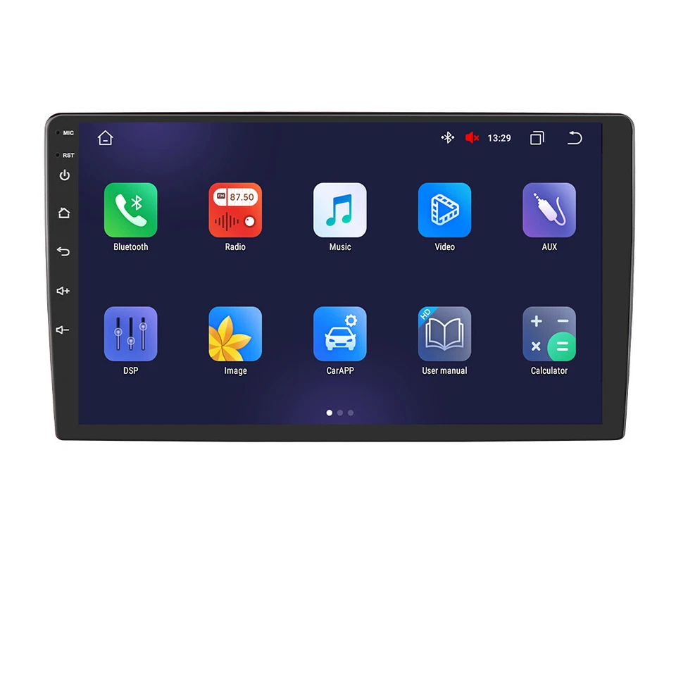 8Core 9" Android 12 Double 2Din 3+32GB Car Stereo Radio DSP WiFi GPS Nav CarPlay - Image 3 of 4