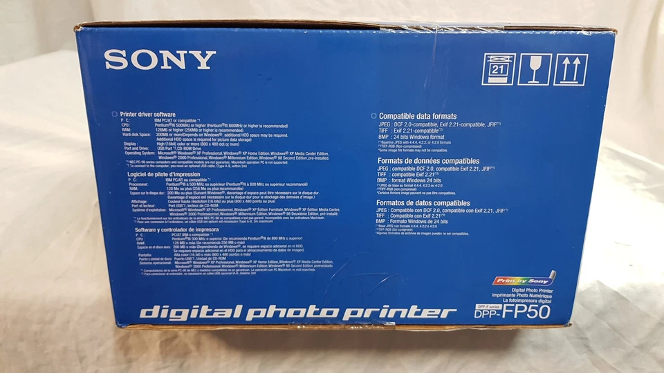NEW SEALED Sony DPP-FP50 Digital Photo Printer Boxed - Image 2 of 4
