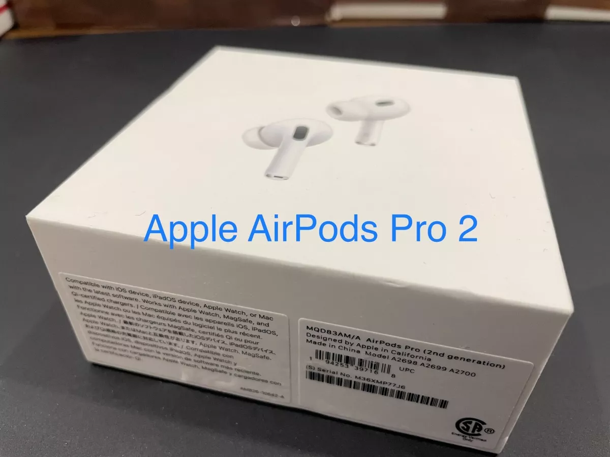 OEM Original Apple Airpods PRO 2 , 2nd 3rd, ONLY EMPTY RETAIL BOX With  Insert