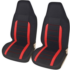 2 PIEZAS Fundas de Asiento de Auto Aptas para Coche Camión SUV Furgoneta - Accesorios Protectores Poliéster