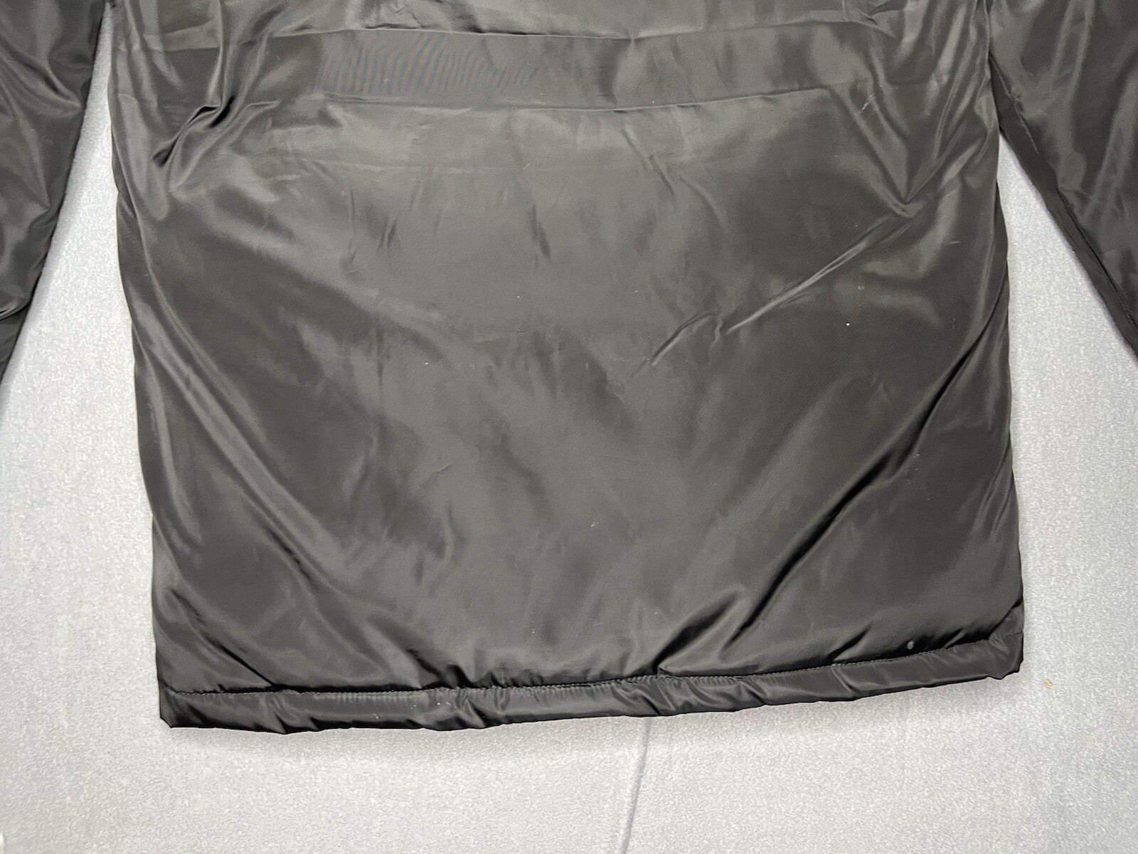 Unisex Guy Laroche Homme Black Puffer Jacket Small Quilted Fur Lined Hood GLH-92