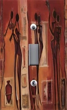 Light Switch Plate & Outlet Covers WORLD CULTURES ~ AFRICAN STYLE ART