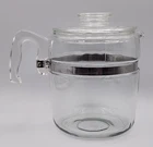 Vintage Pyrex 7759 Flameware 9 Cup Percolator Glass Coffee Pot ONLY - READ BLUE
