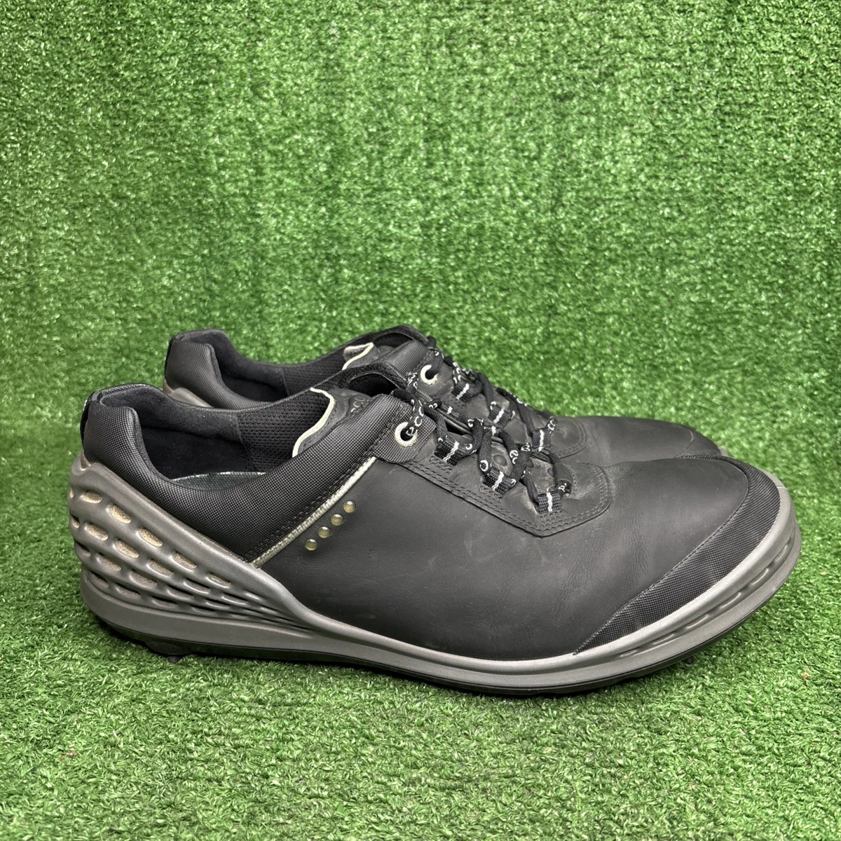 Ecco Men\'s Golf Biom H5 Lace Up org. 230$ US Size 13 13.5 Likenew IN Bone Color Men main image 3