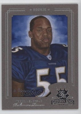 2003 Donruss Gridiron Kings Silver Framed /150 Terrell Suggs #134 Rookie RC 1n93