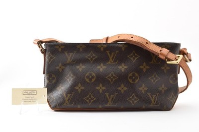 Louis Vuitton Trotteur Monogram Shoulder Bag M51240 Crossbody  Canvas Authentic