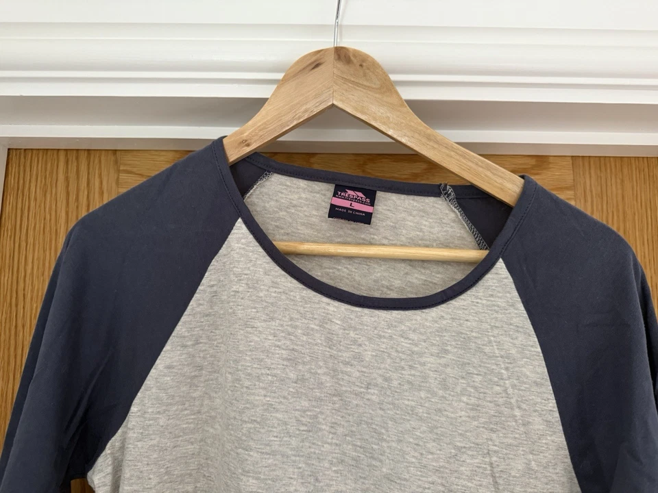 Trespass Women's Raglan T-Shirt White & Blue - Size L - BNWT - Image 4 of 4