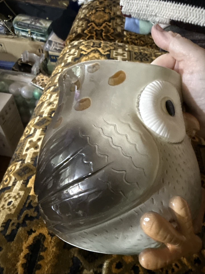 Fitz and Floyd Owl Cookie Jar  Ceramic Vintage 1970s Rare - Image 2 of 4