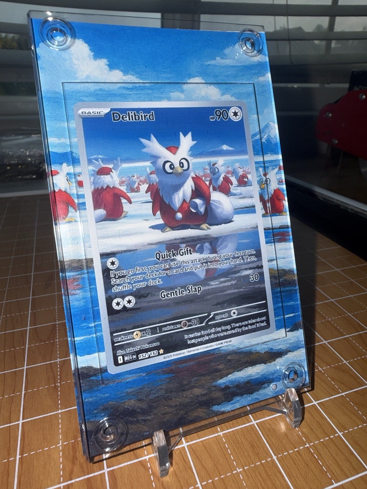 Delibird 152/132 - Illustration Rare - Mega Evolution Base Set - Pokemon TCG