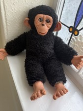 Vintage Jacko Style Monkey Chimp Chimpanzee Plush Soft Toy - With Damage