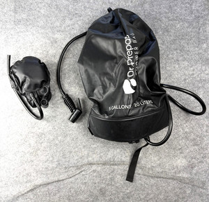 Dr.Prepare Camping Shower Bag 5 Gallon 20L Portable Manual Black Outdoor Hiking