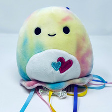 Squishmallow Janet the Jellyfish Hearts on Tummy Valentine Plush Toy
