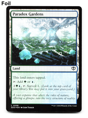 Paradox Gardens (FOIL) - [Secrets of Strixhaven] MTG SOS 258