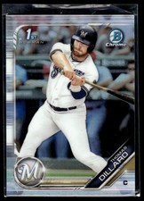 2019 Bowman Draft Chrome Refractor Thomas Dillard Milwaukee Brewers #BDC-32