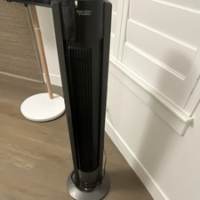 Better Homes & Gardens Tower Fan, Remote Control, Oscillation, Timer, Black