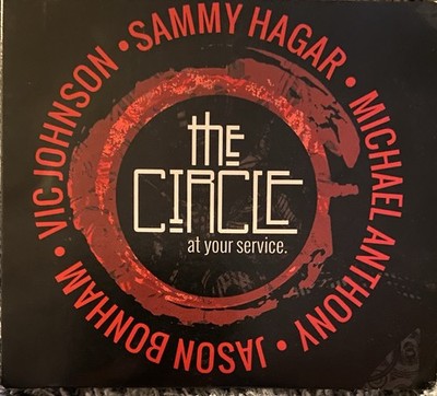 THE CIRCLE 2-CD Live 2014 At Service (Sammy Hagar-Van Halen,Bonham-Led Zeppelin)