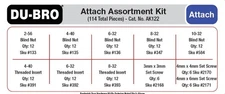 HRP Dubro Attachment Assortment Kit 114Pcs
