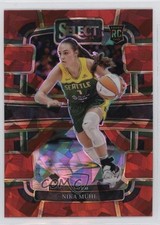 2024 Panini Select WNBA Concourse Red Ice Prizm Nika Muhl #27 Rookie RC 2rz