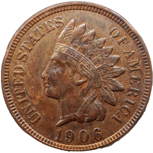1906 Indian Head Cent - AU