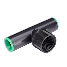 Raindrip R333CT Plastic Black 60 PSI Drip Irrigation Threaded Tee 3/4 in.
