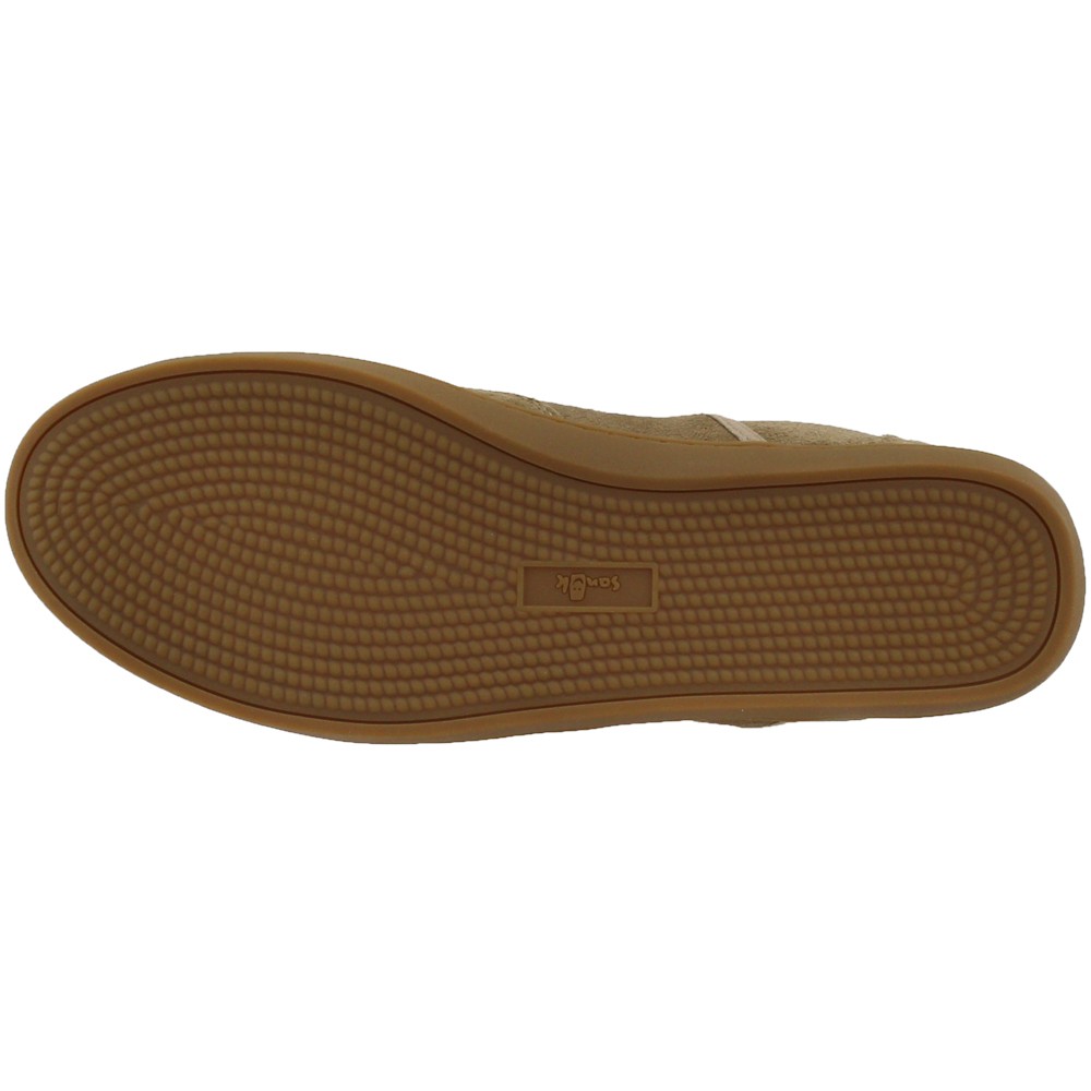 Sanuk Pair O Dice Mid Suede Slip On  Womens Brown Sneakers Casual Shoes 1105070-