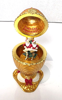 Radio City Rockettes Christmas Spectacular Hinged Egg Figurine HTF